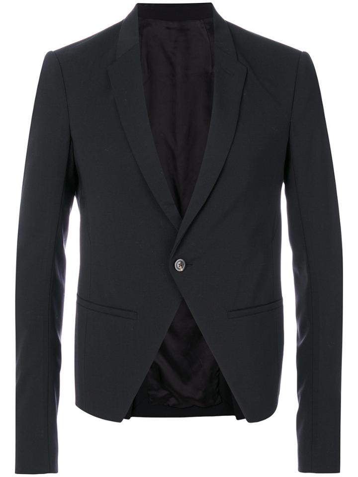 Rick Owens Open Front Blazer - Black