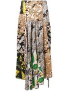 3.1 Phillip Lim Patchwork Long Skirt - Black
