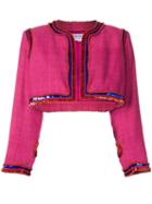 Yves Saint Laurent Pre-owned Sequin-embellished Bolero - Pink