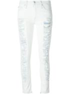 Hudson Destroyed Bleached Jeans - White