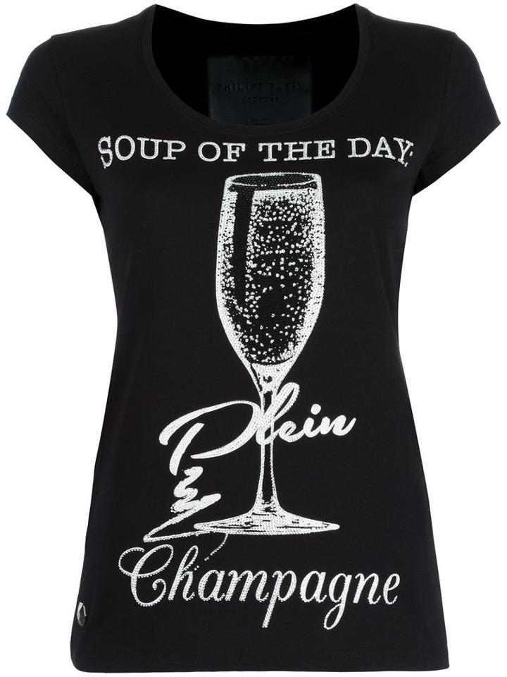 Philipp Plein Dysart' T-shirt, Women's, Size: Medium, Black, Cotton