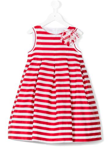 Simonetta - Striped Dress - Kids - Cotton - 6 Yrs, Red