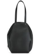 Pleats Please By Issey Miyake Zipped Shoulder Bag, Women's, Black