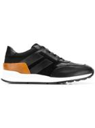 Tod's Low Top Sneakers - Kq9 Nero/caramello