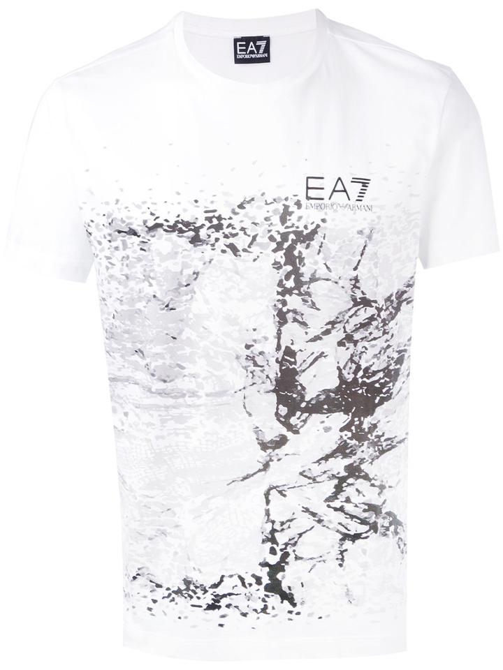 Ea7 Emporio Armani - Print T-shirt - Men - Cotton - M, White, Cotton