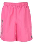 Stussy New Wave Swimming Shorts - Pink