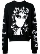 P.a.m. Printed Sweatshirt, Men's, Size: Large, Black, Cotton
