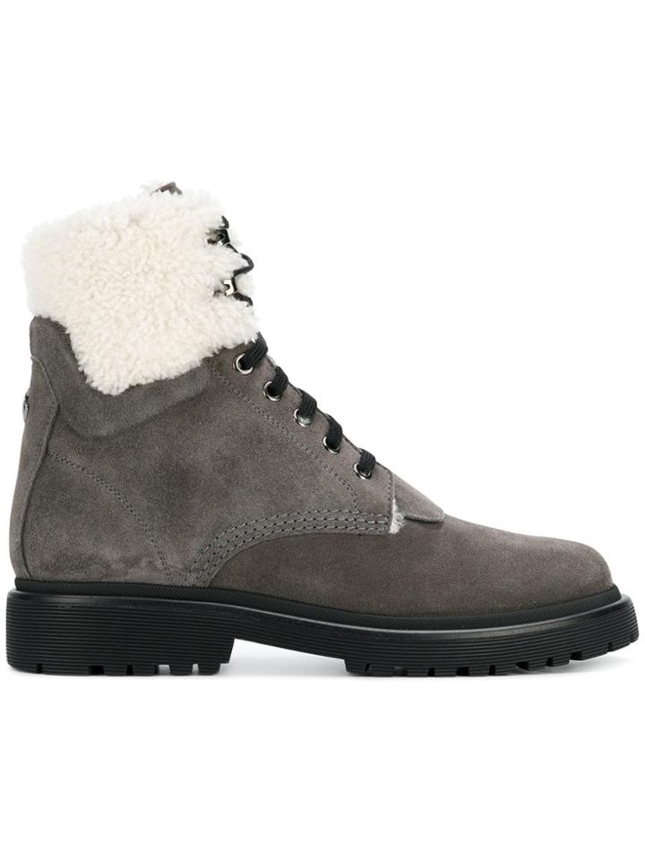 Moncler Patty Boots - Grey
