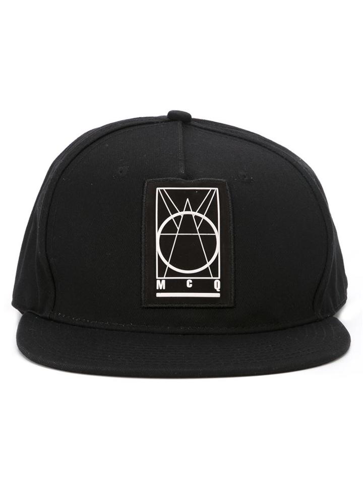 Mcq Alexander Mcqueen Glyph Logo Patch Cap