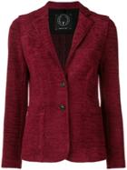 T Jacket Classic Fitted Blazer - Red