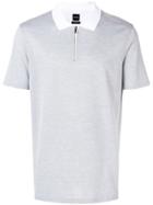 Boss Hugo Boss Front Zipped Polo Shirt - Blue