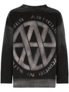 Vyner Articles Stencil Print Sweatshirt - Black