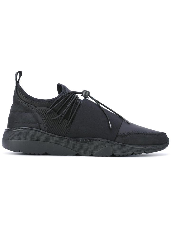 Filling Pieces Draw-cord Trainers - Black
