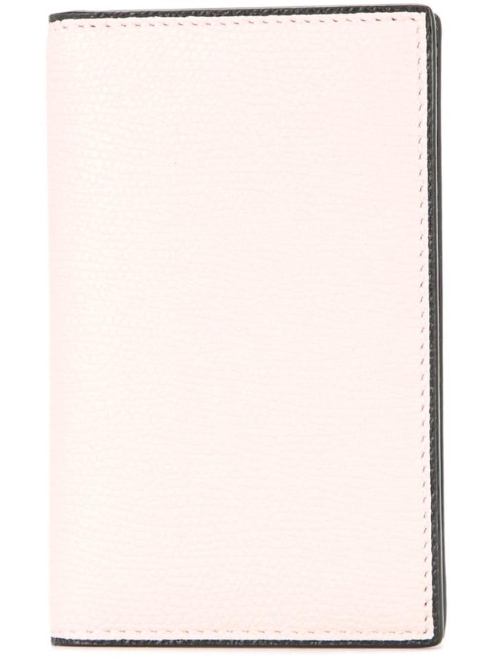 Valextra Textured Cardholder - Pink & Purple
