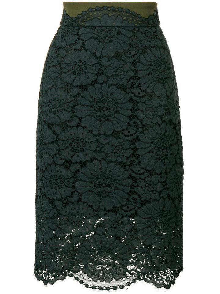 Dorothee Schumacher Straight Lace Skirt - Green