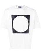 Square Circle Print T-shirt - Men - Cotton - Xs, White, Cotton, Diesel Black Gold