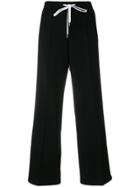 Miu Miu Side Stripe Tailored Joggers - Black