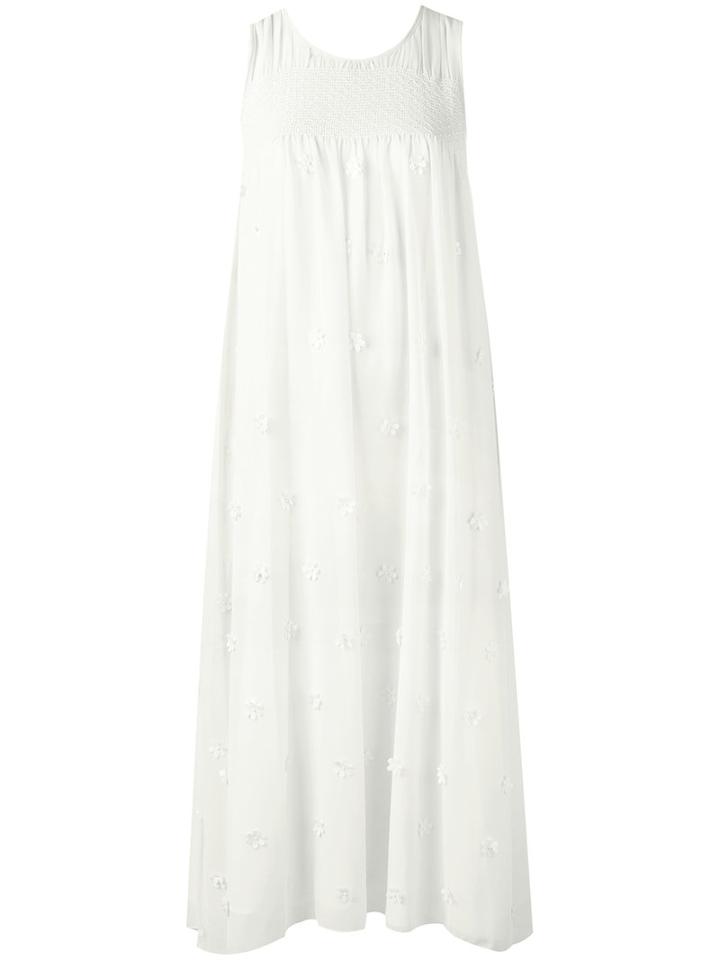 Steffen Schraut - Embellished Smock Dress - Women - Polyester - 38, White, Polyester