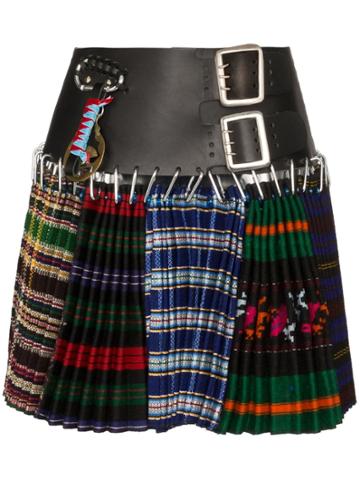 Chopova Lowena Multi-print Kilt Skirt - Multicolour