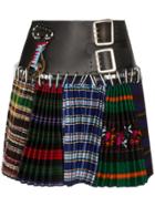 Chopova Lowena Multi-print Kilt Skirt - Multicolour