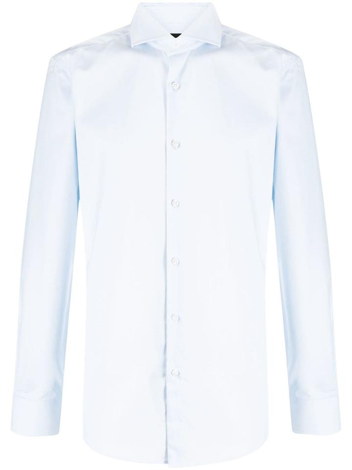 Boss Hugo Boss Cutaway Collar Shirt - Blue
