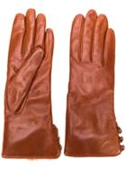 Gala Gloves Buttoned Cuff Gloves - Brown