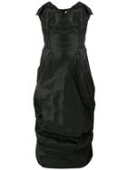 Vivienne Westwood Strapless Draped Dress - Black
