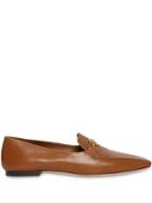 Burberry Monogram Motif Leather Loafers - Brown