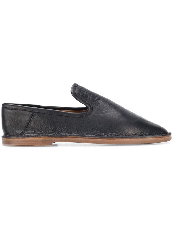 Joseph Smooth Flat Loafers - Black