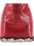 Philosophy Di Lorenzo Serafini Embellished Mini Skirt - Red