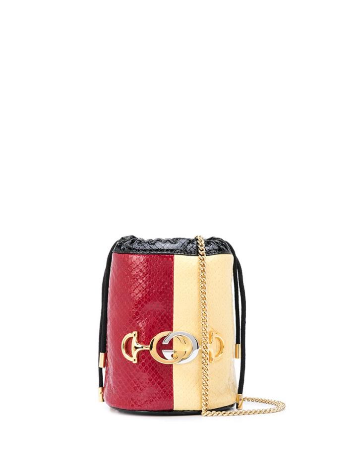 Gucci Gucci 576432l0wtx Red Multi Furs & Skins->leather