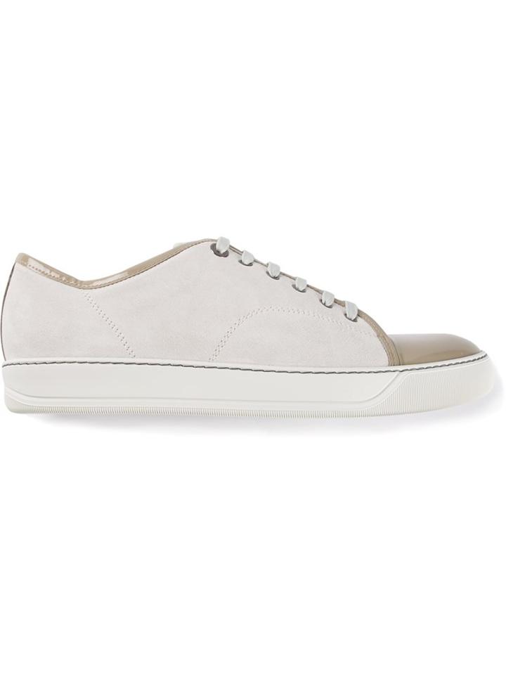 Lanvin Patent Toe Cap Trainer