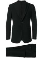Lardini Flap Pockets Formal Suit - Black