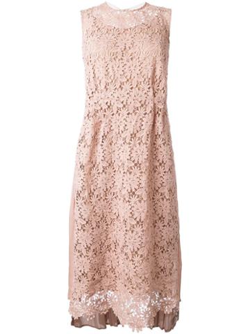 Muveil Embroidered Front Dress
