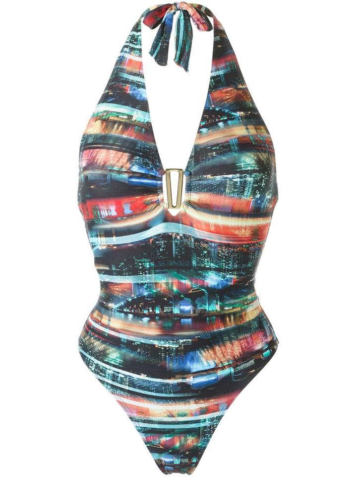 Lygia & Nanny Halter Neck Swimsuit