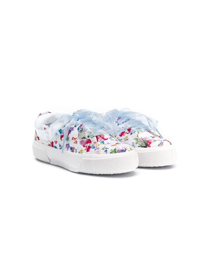 Monnalisa The Little Mermaid Sneakers - White