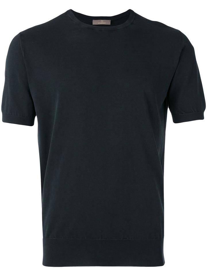 Cruciani - Round Neck T-shirt - Men - Cotton - 54, Black, Cotton