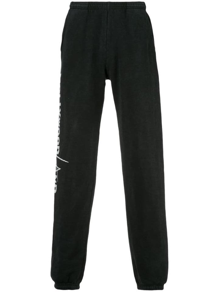 Local Authority Printed 'hollywood' Track Trousers - Black