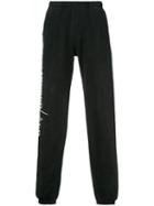 Local Authority Printed 'hollywood' Track Trousers - Black