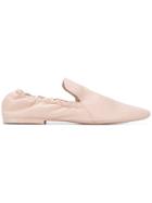 Jil Sander Pointed Toe Loafers - Nude & Neutrals