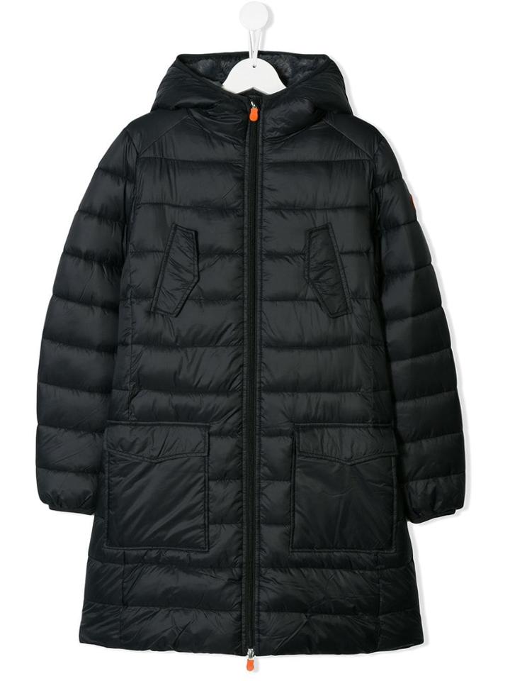 Save The Duck Kids Teen Padded Parka - Black