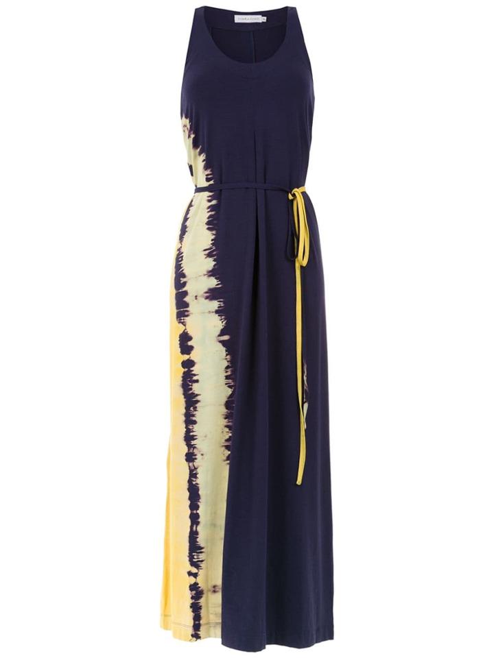 Mara Mac Tie Dye Long Dress - Blue