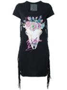 Philipp Plein Dumfries T-shirt Dress, Women's, Size: Xl, Black, Cotton