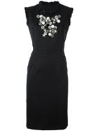 Comme Des Garçons Girl Embellished Fitted Dress