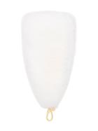 Miu Miu Detachable Fur Handle - White