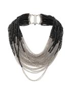 Marc Le Bihan Bead-and-chain Necklace - Black