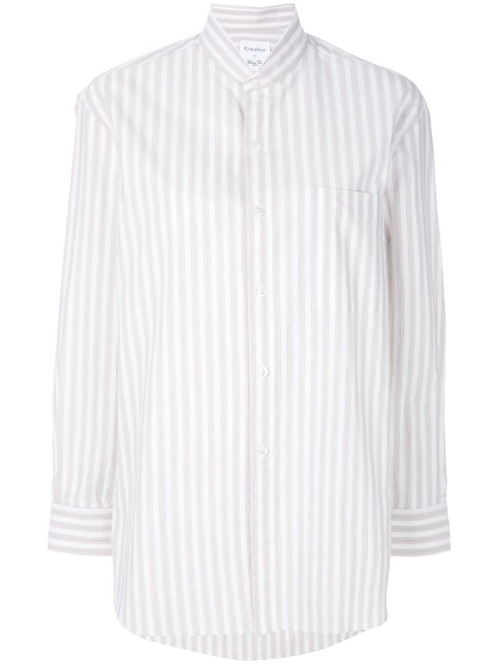 Cristaseya Striped Shirt - Nude & Neutrals