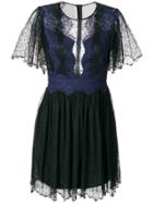 Three Floor Foxglove Lace Dress - Black