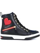Love Moschino Heart Detail Hi-top Sneakers