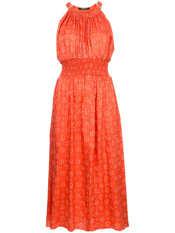 Kitx Flared Midi Dress - Yellow & Orange